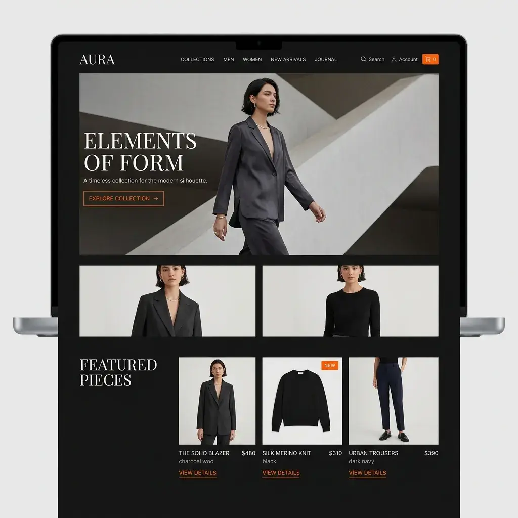 High-Volume Luxury Storefront
